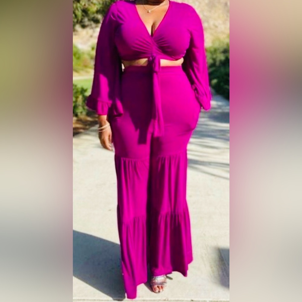Ruffled 2pc Set